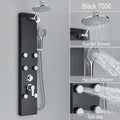 DecorBites™ Rainfall Shower Panel with Storage Rack and Massage Jets