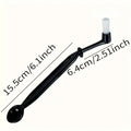Black and white espresso machine coffee brush spoon kitchen tool