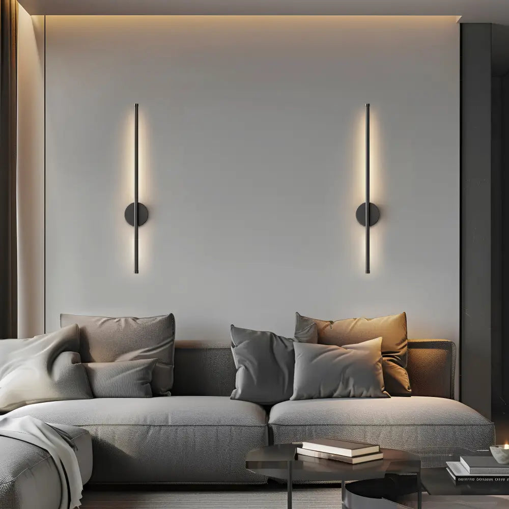 Modern black battery operated wall sconces dining room set