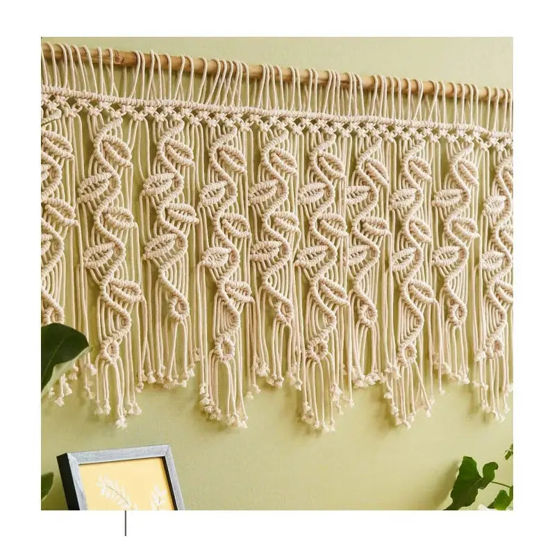DecorBites™ Boho Macrame Tapestry Curtain for Stylish Home Decor