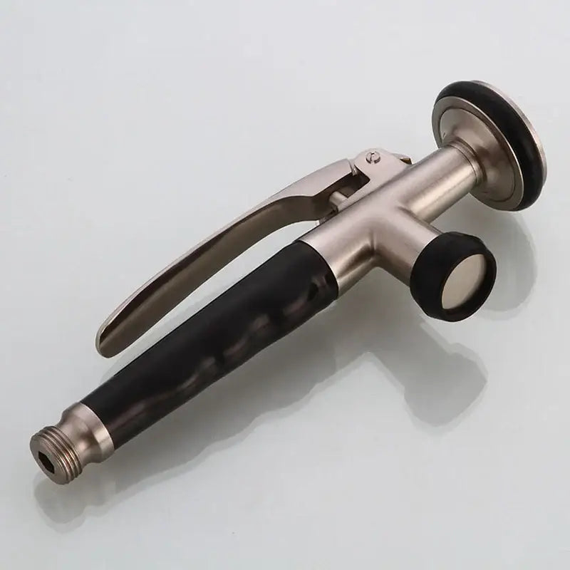 DecorBites™ Brass Kitchen Sprayer Head with Lock in Chrome/Brushed Nickel Finish