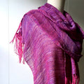 Celestial Silk Beaded Shawl Weaving Pattern