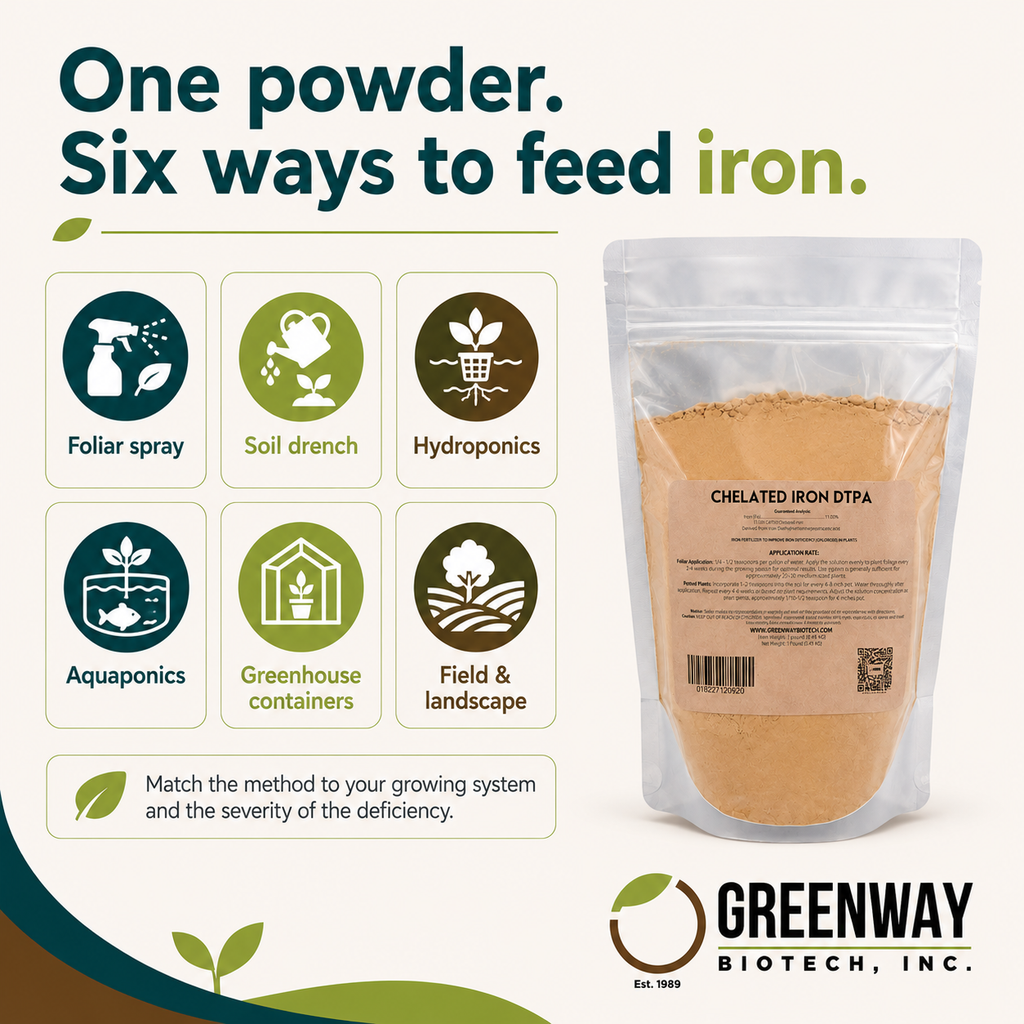 Chelated Iron DTPA Fertilizer