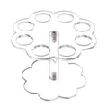 Clear acrylic ice cream cone holder stand kitchen display rack