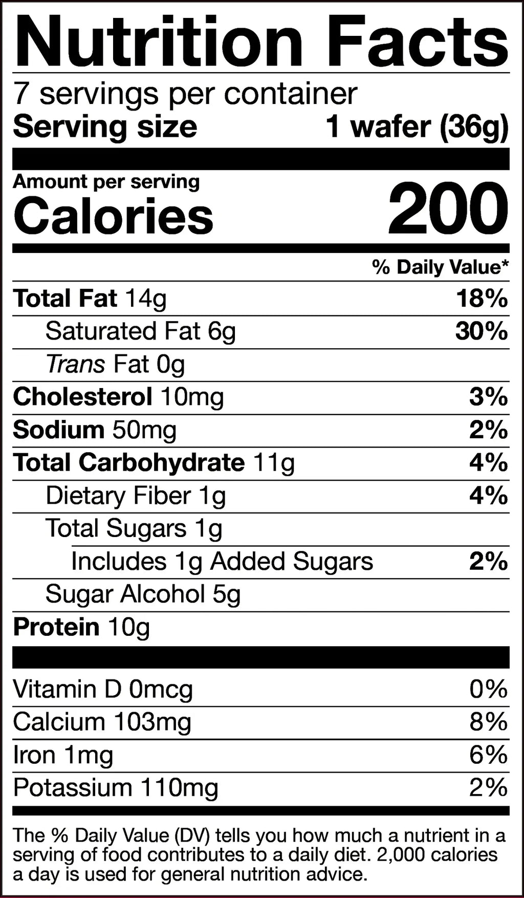 PROTIDIET Wafer Bar