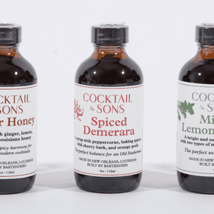 The Home Bar Essentials: 5-Syrup Sample Pack| Cocktail & Sons | All Natural Cocktail Syrups