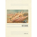 Vintage Lined Notebook Conch Shell Greetings from Cambria - Paperback