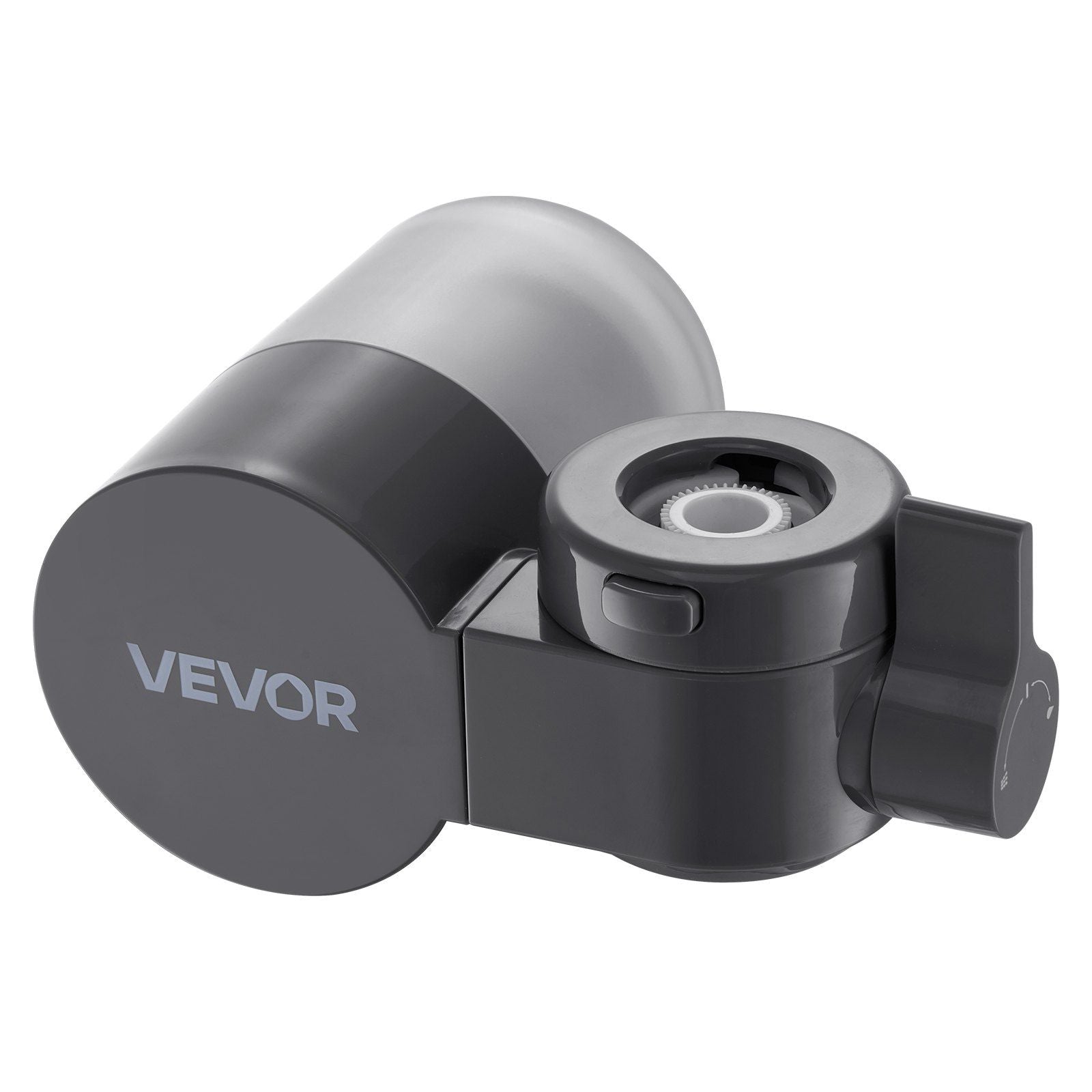 Faucet Mount Water Filters Sink Water Purifier for Kitchen Gray Horizontal