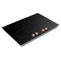 6600W 4 Burner Induction Cooktop Electric Countertop Burner Knob Control