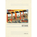 Vintage Lined Notebook Greetings from Paris, Texas - Paperback