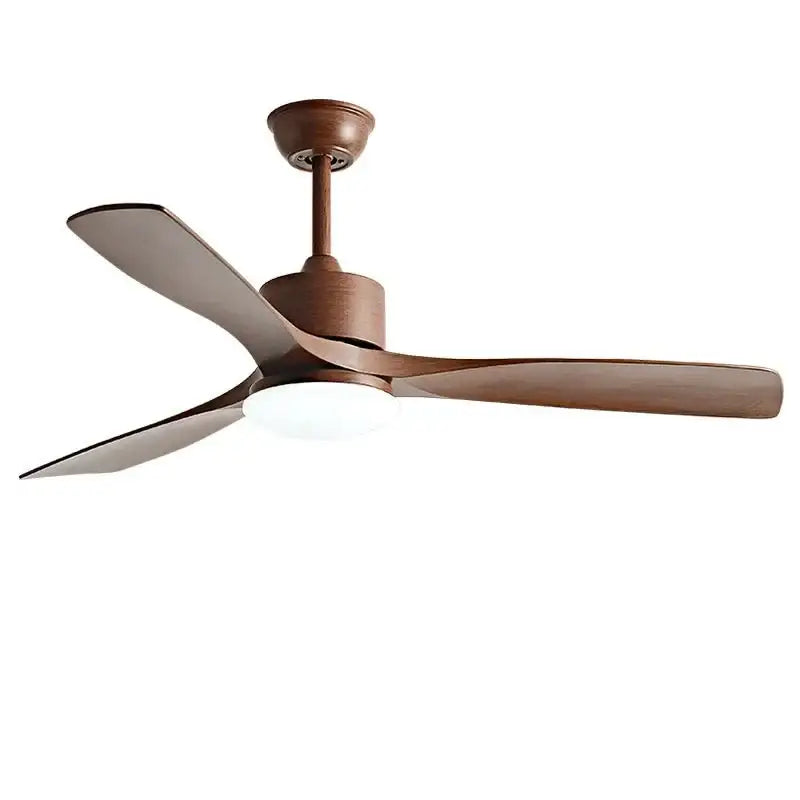 Modern dark bronze ceiling fan with led light bedroom remote control