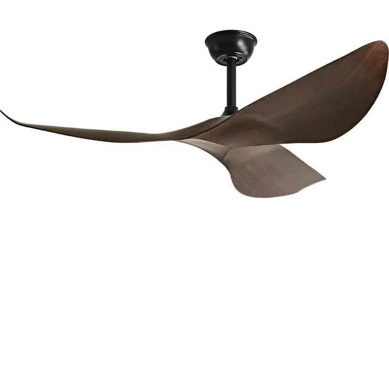 Modern bronze and black dc ceiling fan with remote control living room