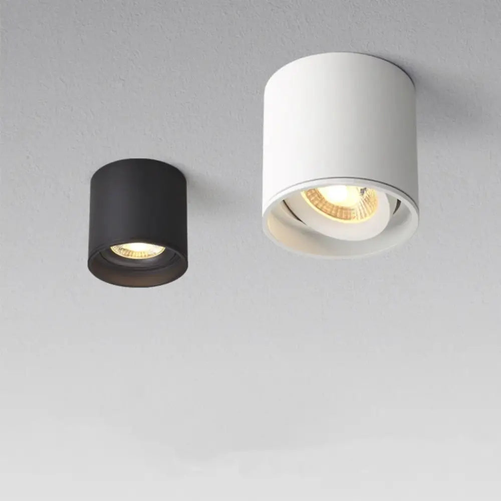 Modern black & white aluminum ceiling lamp living room spotlights