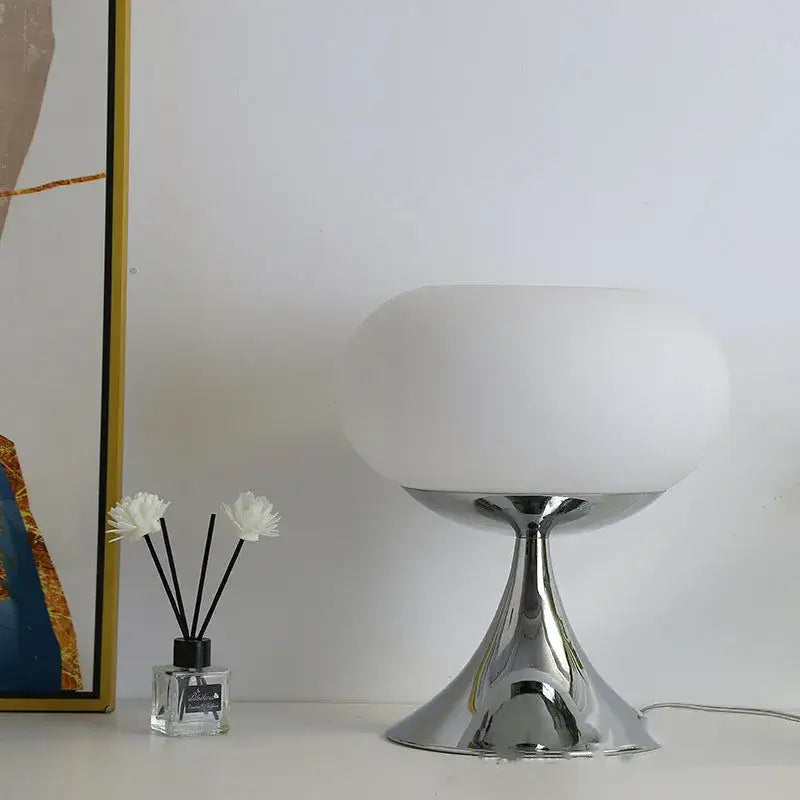 Glossy apple green table lamp bedroom three color lighting