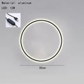 Decorbites black gold dimmable led wall sconce bedroom light rings