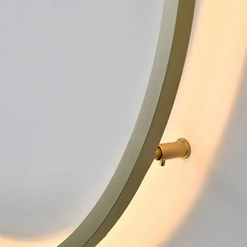 Decorbites black gold dimmable led wall sconce bedroom light rings