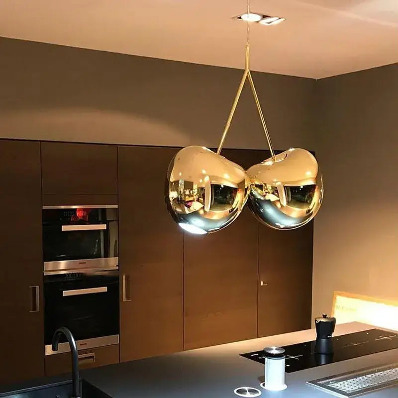 Modern cherry pendant lamp dining room hanging light