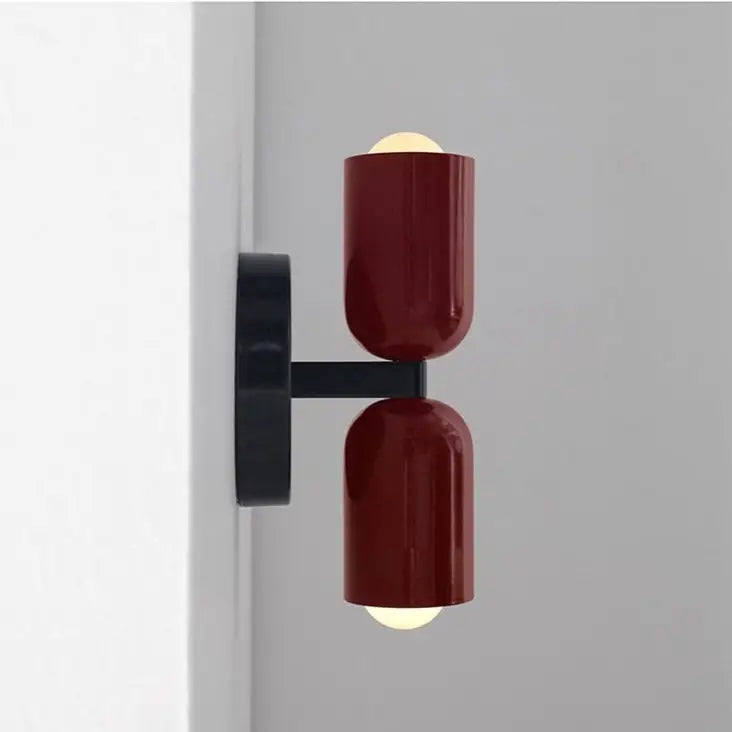 Modern olive & cream wall sconce bedroom light