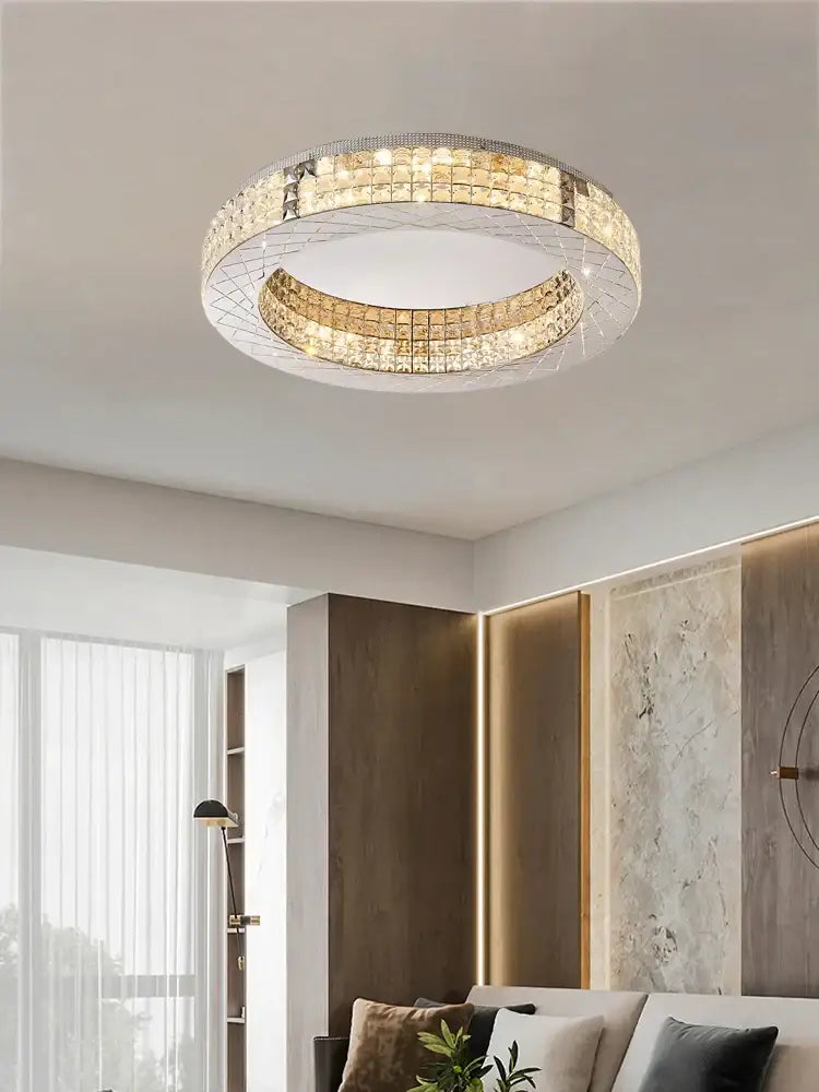 Modern black and chrome decorbites crystal chandelier dining room light