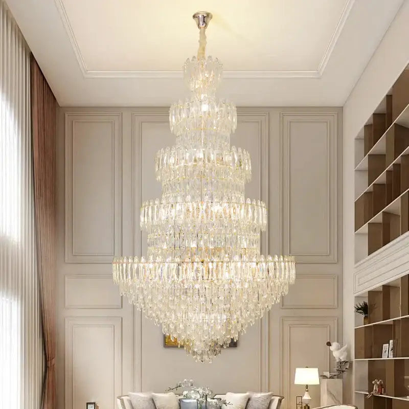 Postmodern golden decorbites crystal chandelier light dining room