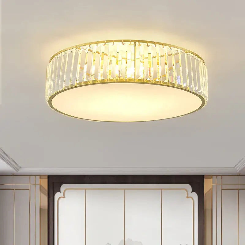 Modern cloud gold ceiling light living room decorbites crystal light
