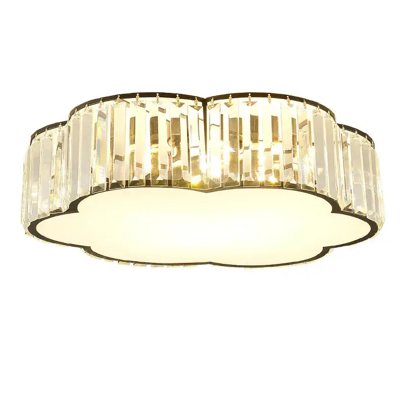 Modern cloud gold ceiling light living room decorbites crystal light