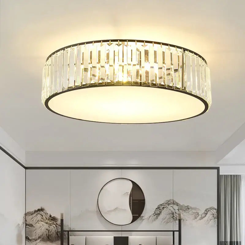 Modern cloud gold ceiling light living room decorbites crystal light