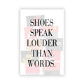 Colorful sneaker box canvas wall art bedroom minimalist poster