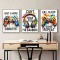 Graffiti gamepad black & white canvas prints – gamer room decor