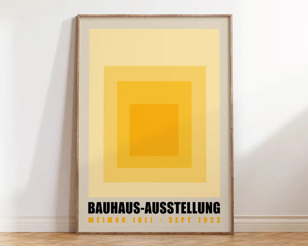 Bauhaus purple & green geometric canvas poster living room decor