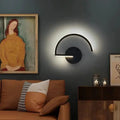 Modern black curved ingegerd wall lamp bedroom led lighting