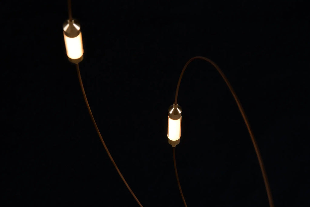 Modern minimal design led firefly chandelier kitchen pendant light