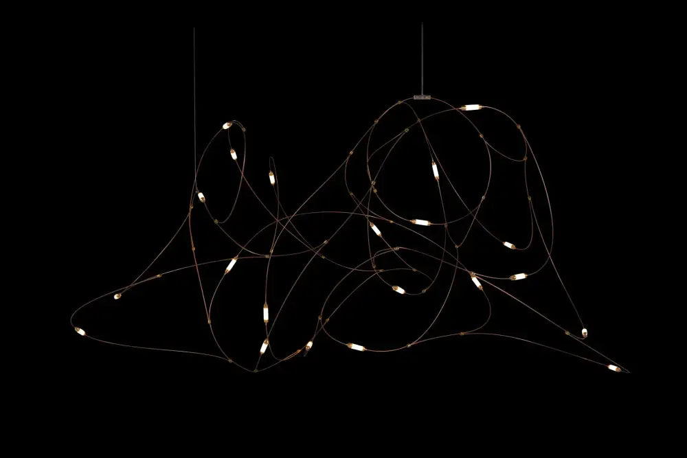 Modern minimal design led firefly chandelier kitchen pendant light