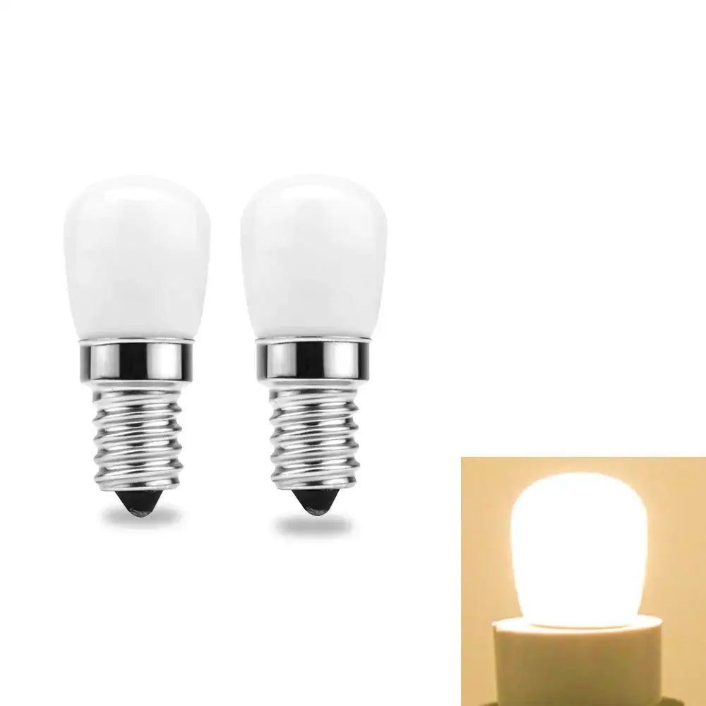 Decorbites led fridge bulb 2 pack white warm kitchen light replacement