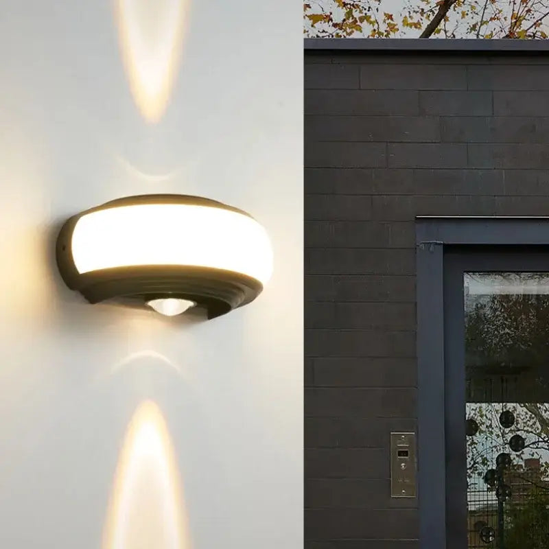 Modern black led wall sconce outdoor staircase wall lamp