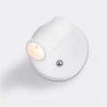 Modern white led magnetic wall light bedroom touch dimmable lamp