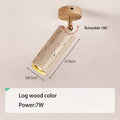 Rustic beige led natural stone spotlights walnut living room light