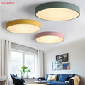 Modern pastel round ceiling light for kitchen and kids room