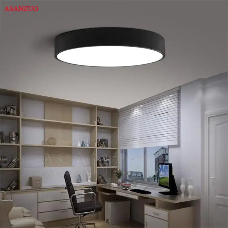 Modern pastel round ceiling light for kitchen and kids room