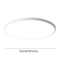 Modern minimalist white & black round ceiling light bedroom lamp