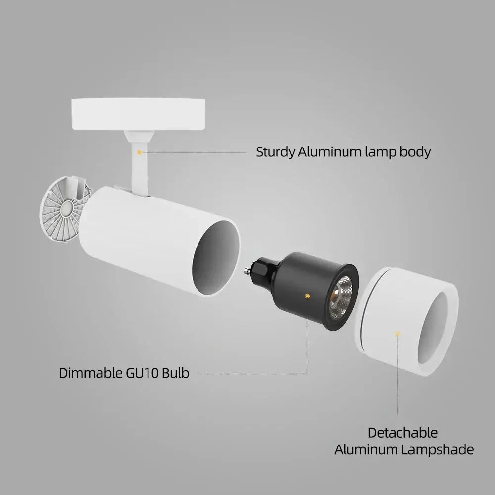 Modern white decorbites led spotlight bedroom reading light