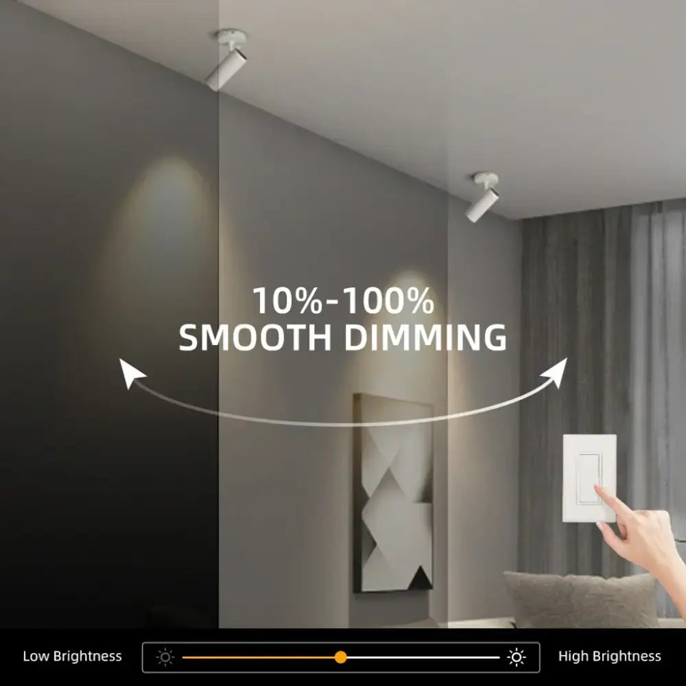 Modern white decorbites led spotlight bedroom reading light