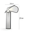 Modern rose gold & chrome decorbites led table lamp bedroom lighting