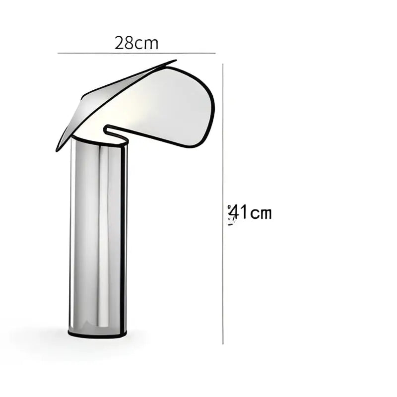 Modern rose gold & chrome decorbites led table lamp bedroom lighting