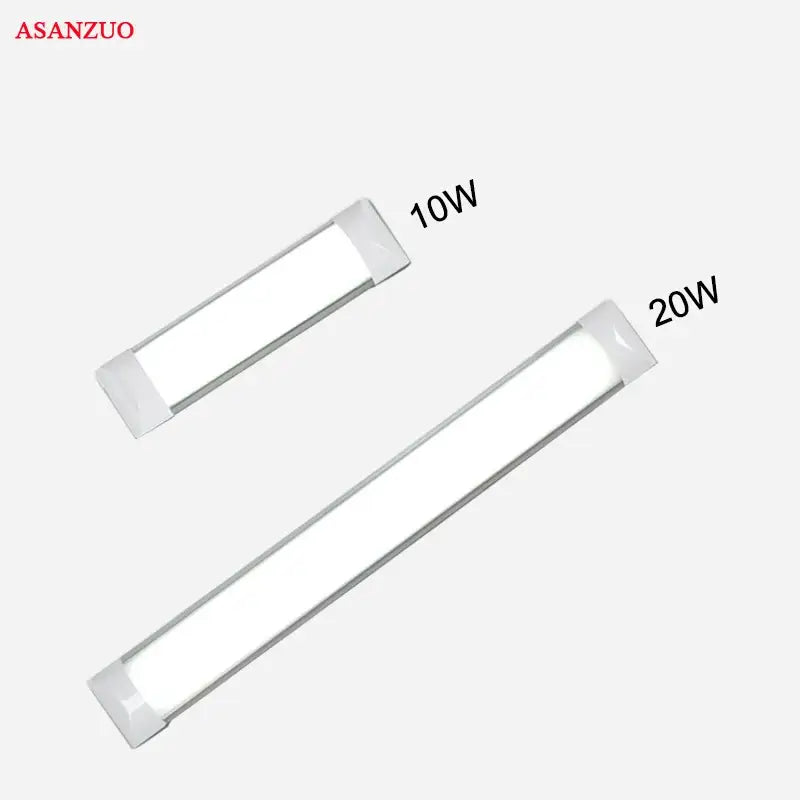 Modern white metallic batten tube – kitchen led ceiling lamp