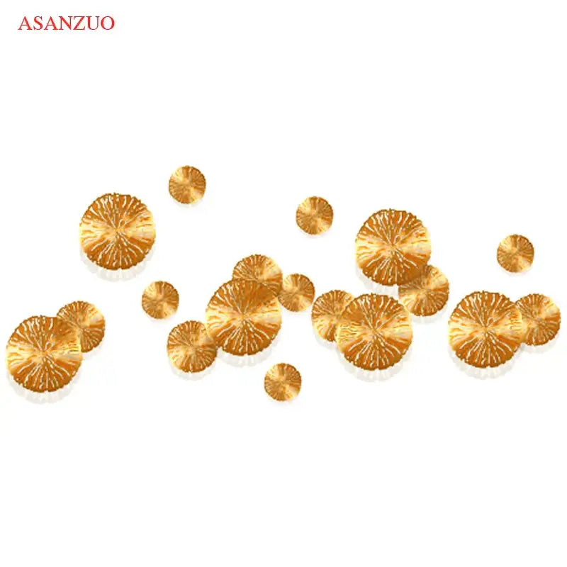 Decorbites lotus leaf golden copper wall lamp bedroom art light