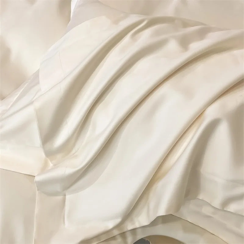 Luxurious gray 1000tc egyptian cotton duvet cover bedroom set