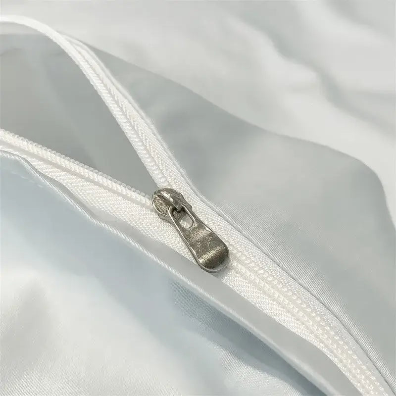 Luxurious mustard yellow satin duvet cover set bedroom bedding