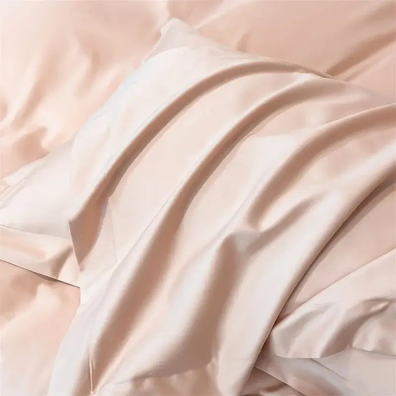 Luxurious gray 1000tc egyptian cotton duvet cover bedroom set