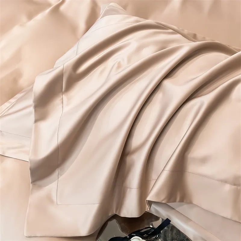 Sage green satin 1000tc duvet cover bedroom bedding set